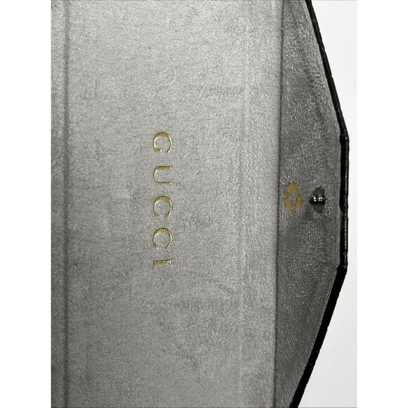 GUCCI Authentic Triangle Brown Sunglasses Case Collapsable - Picture 7 of 11